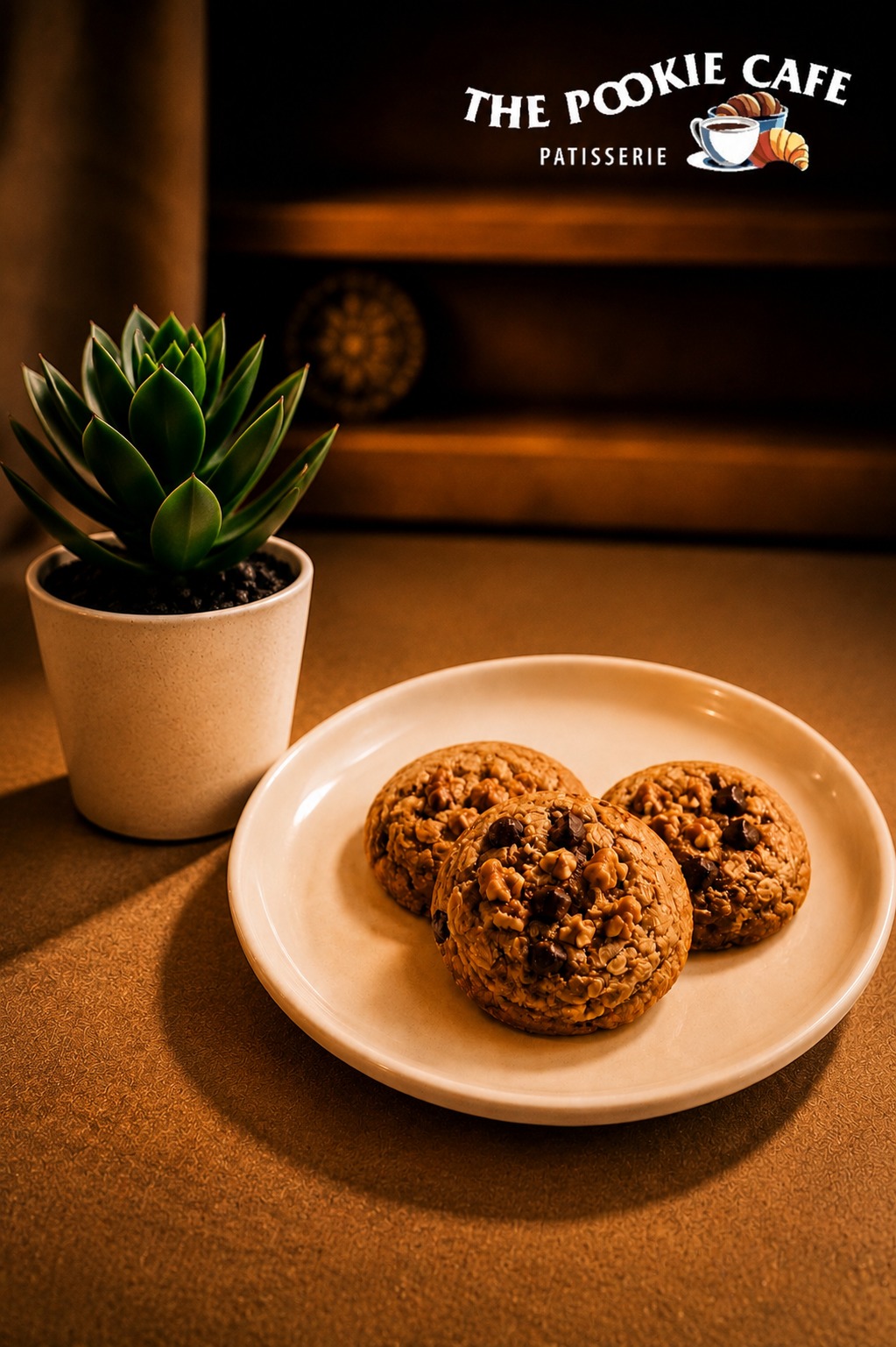 Mocha Walnut Praline Cookies