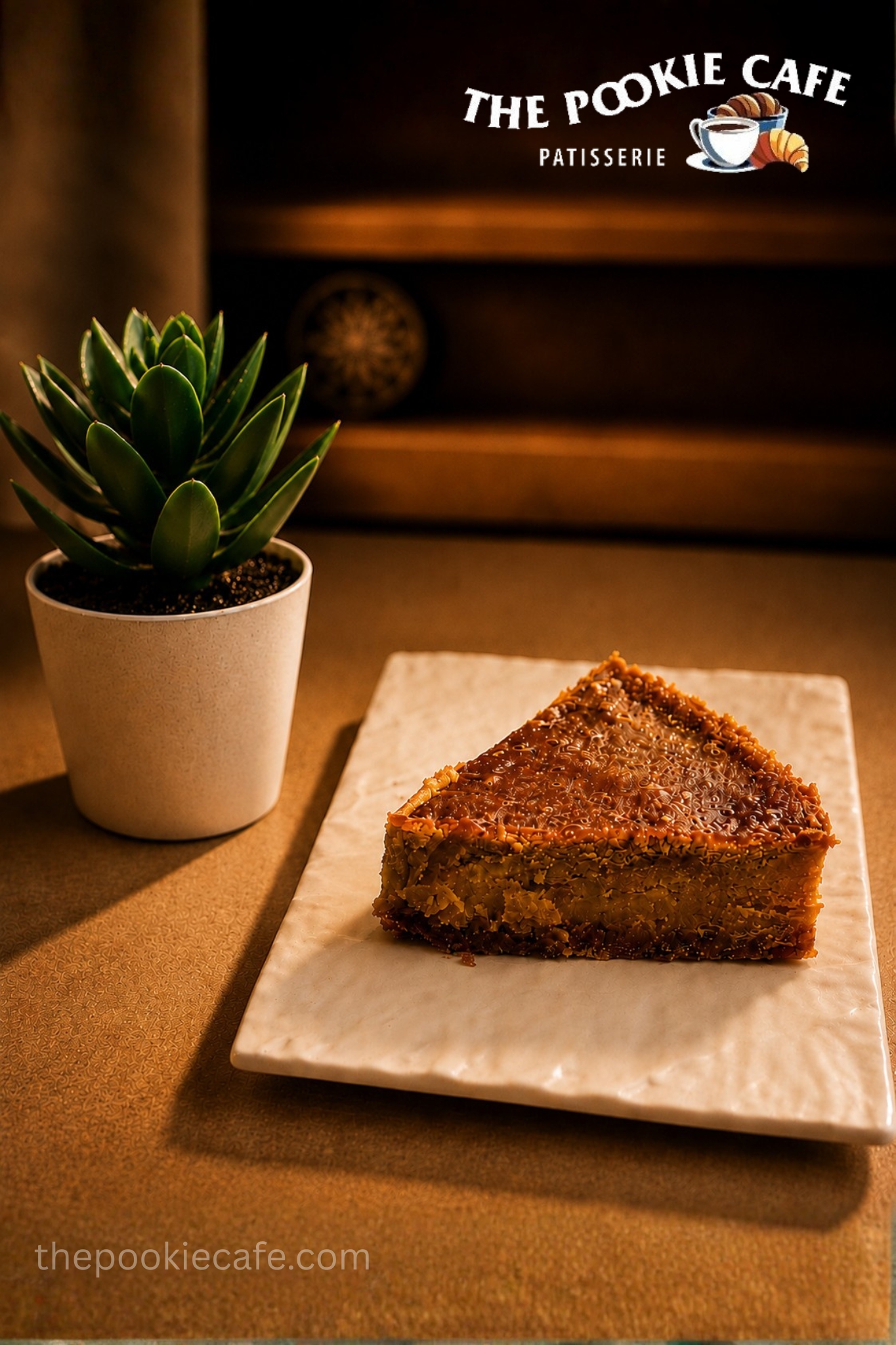 Salted Caramel Baked Cheese Cake